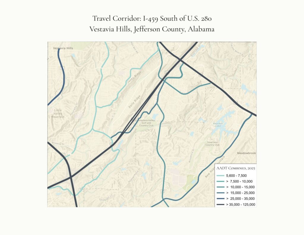 Travel Corridor I-459 South of US280