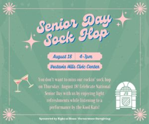 National Senior Citizens Day Sock Hop @ Vestavia Hills Recreation Center